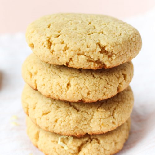 Soft Paleo Lemon Cookies | Almond Flour | Fresh Water Peaches