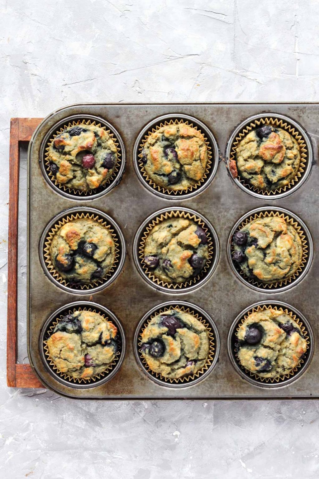 Dairy Free Blueberry Muffins - No added sugar! - Fresh Water Peaches