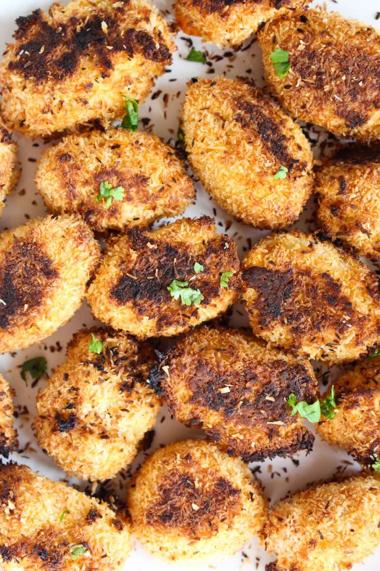 Air Fried Sweet Potato Tots Whole30 Fresh Water Peaches