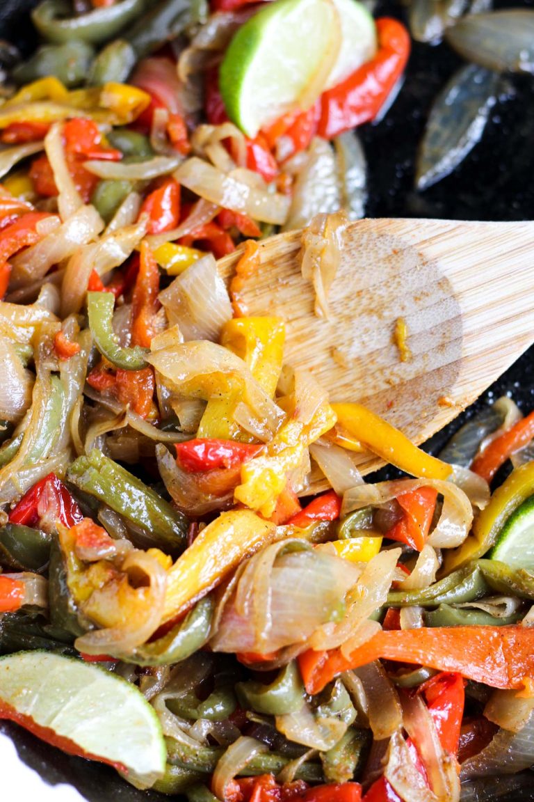 Easy Recipe for Fajita Style Peppers and Onions Fresh Water Peaches