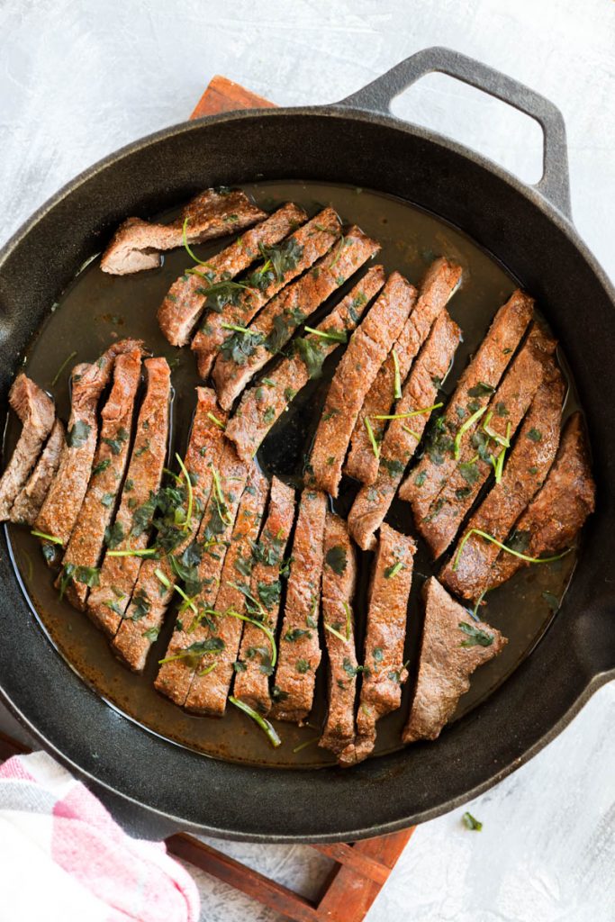 Baked Fajita Steak (Whole30) Fresh Water Peaches