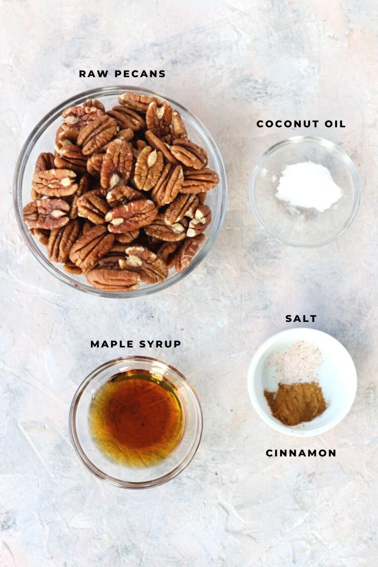 Paleo Candied Pecans (No eggs!) Fresh Water Peaches