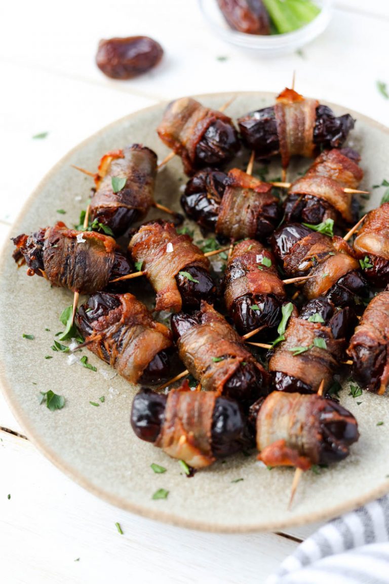 Savory Stuffed Dates with Bacon and Jalapeño Fresh Water Peaches