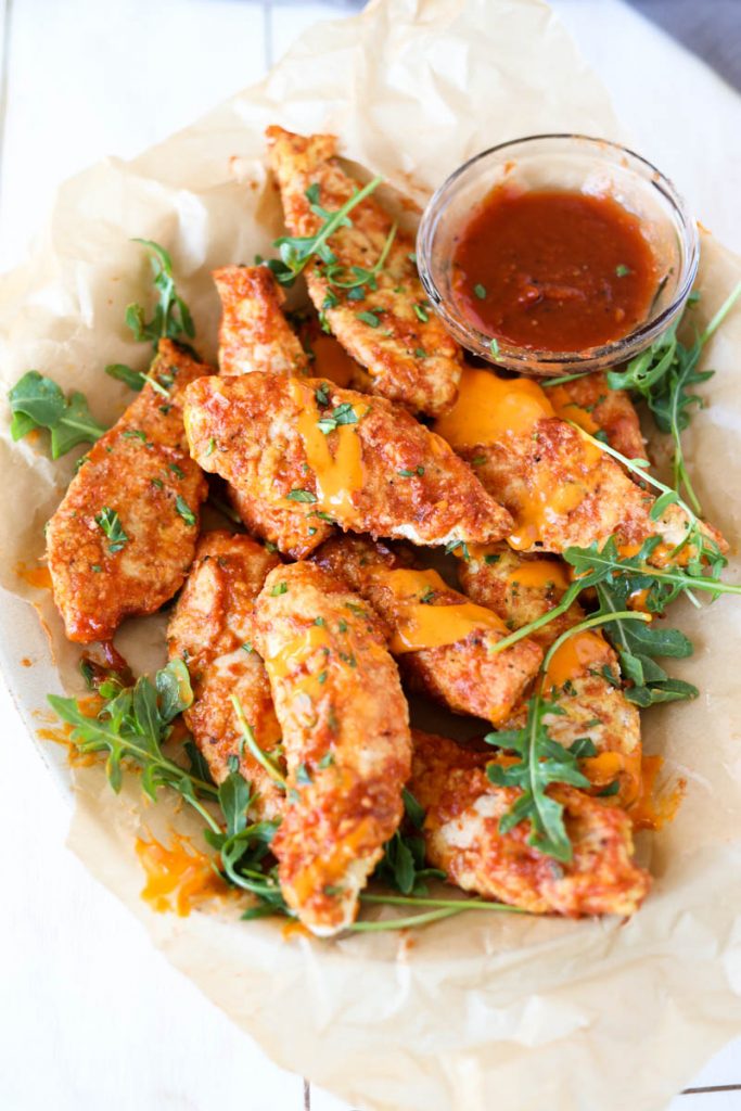 Whole30 BBQ Chicken Tenders Fresh Water Peaches