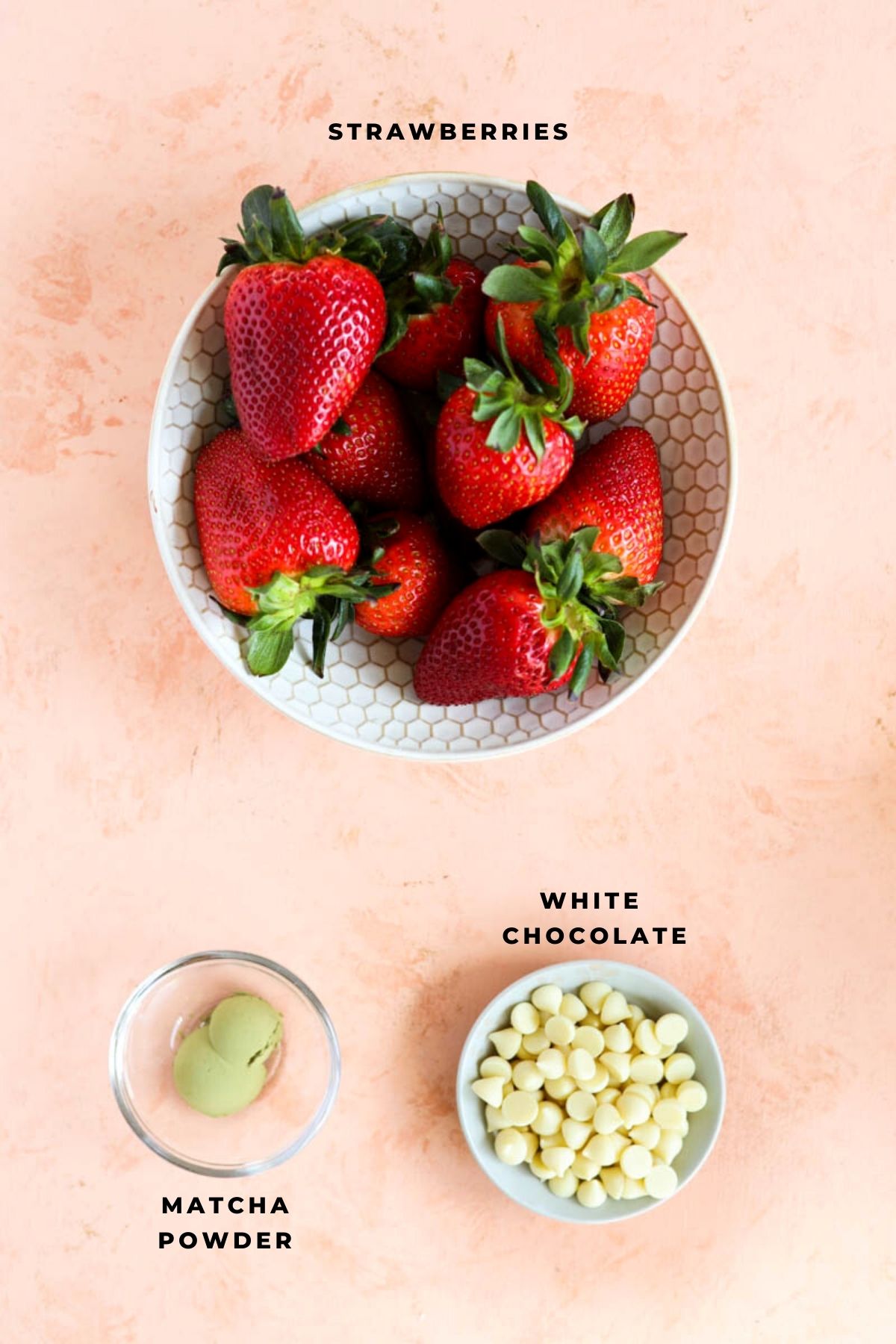 All ingredients measured out in bowls.