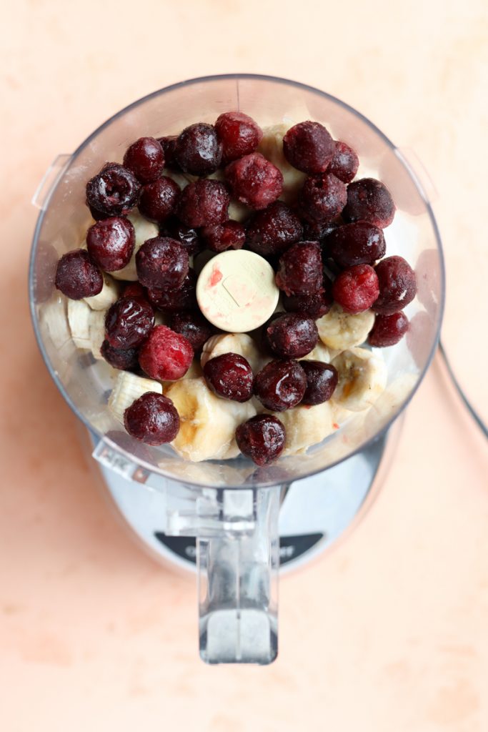 Cherry Garcia Nice Cream (Vegan) Fresh Water Peaches