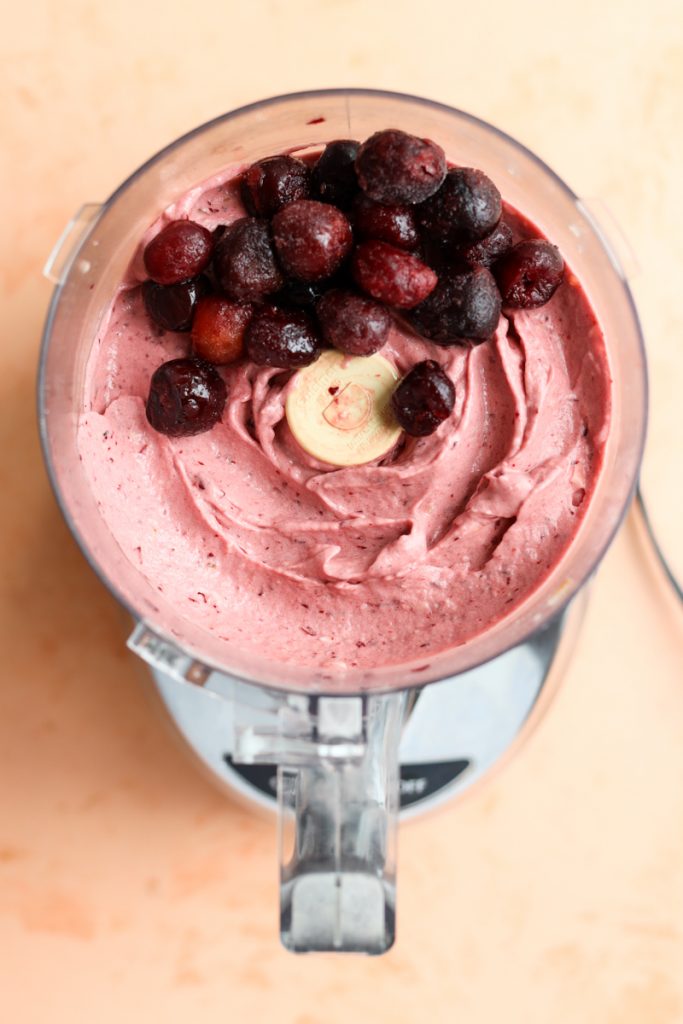 Cherry Garcia Nice Cream (Vegan) Fresh Water Peaches