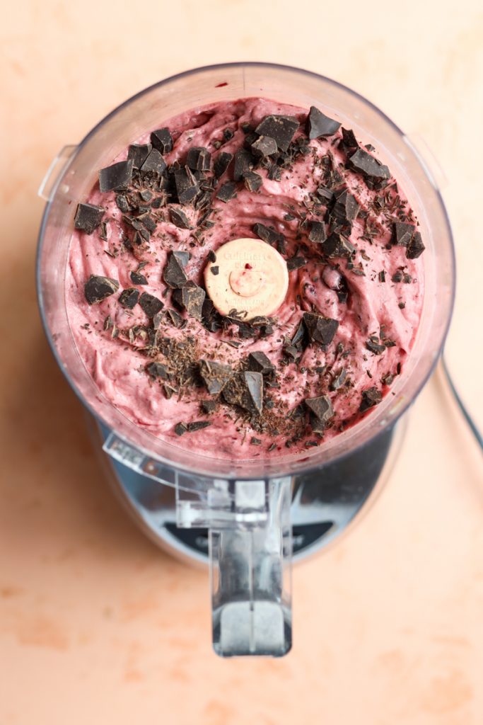 Cherry Garcia Nice Cream (Vegan) Fresh Water Peaches