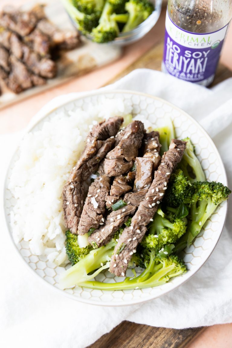 Teriyaki Beef Bowls Fresh Water Peaches