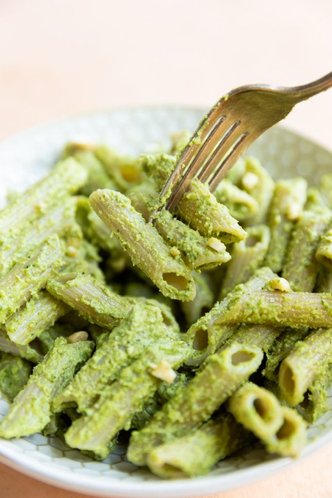 Easy Cashew Pesto Recipe (Vegan & DairyFree) Fresh Water Peaches