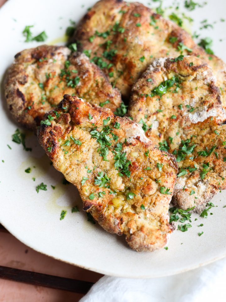 Air Fryer Panko Chicken Cutlets - Fresh Water Peaches