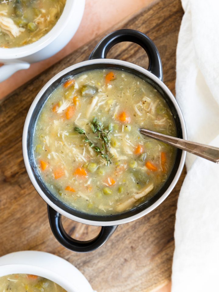 Spicy Buffalo Chicken Soup Recipe (DairyFree) Fresh Water Peaches