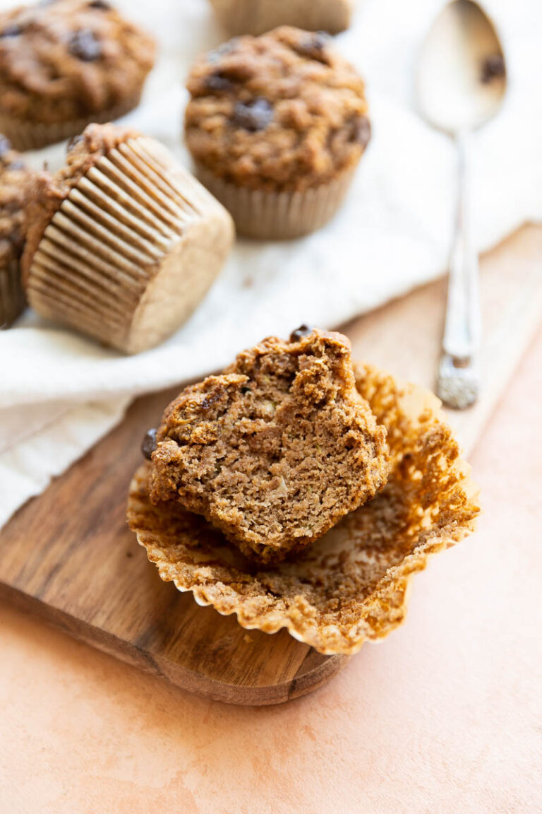 Almond Flour Zucchini Muffins (Gluten Free) Fresh Water Peaches