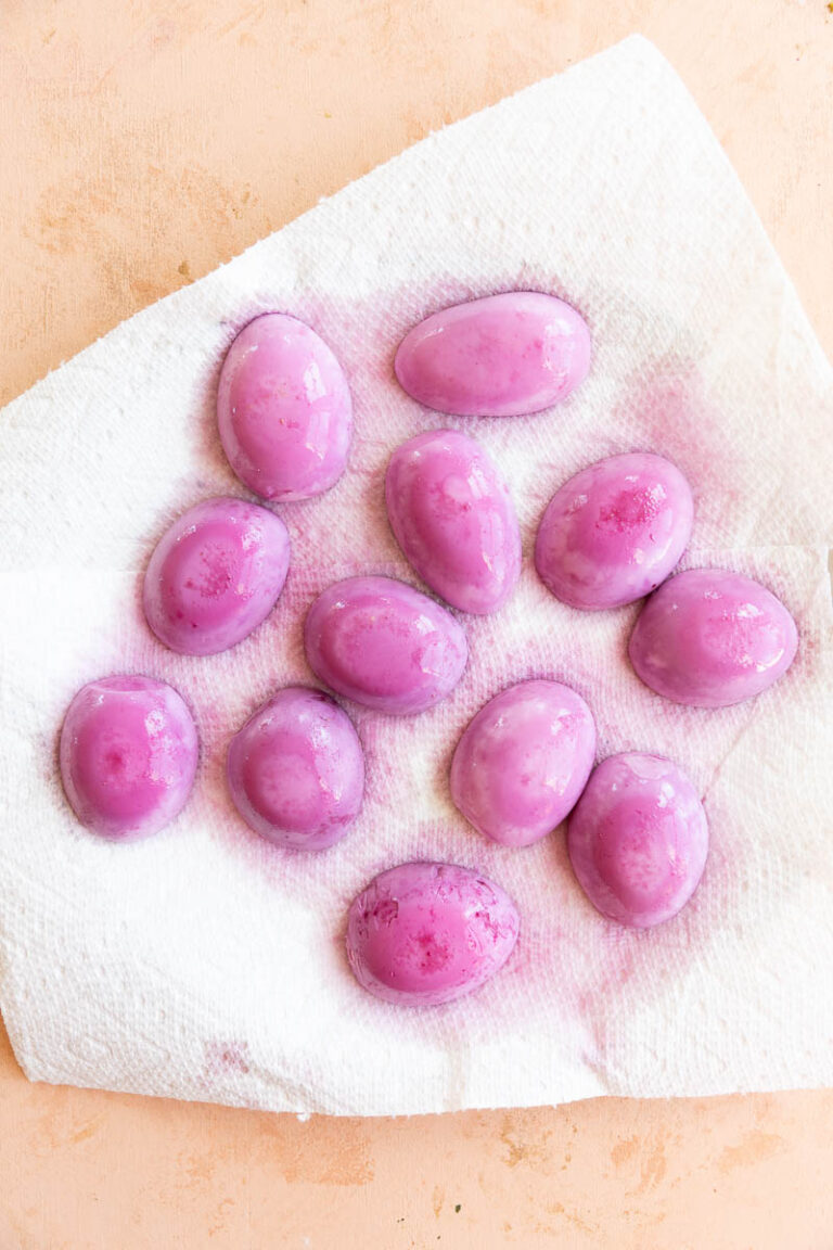 Pink Deviled Egg Recipe Without Mustard Fresh Water Peaches