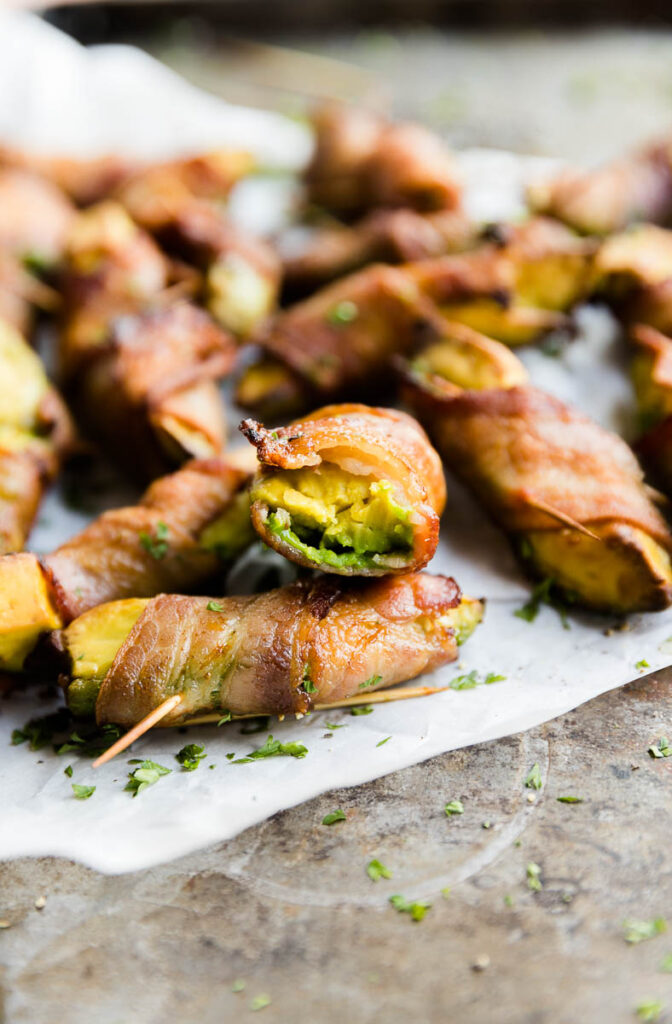 Air Fryer Bacon Wrapped Avocado Recipe Fresh Water Peaches