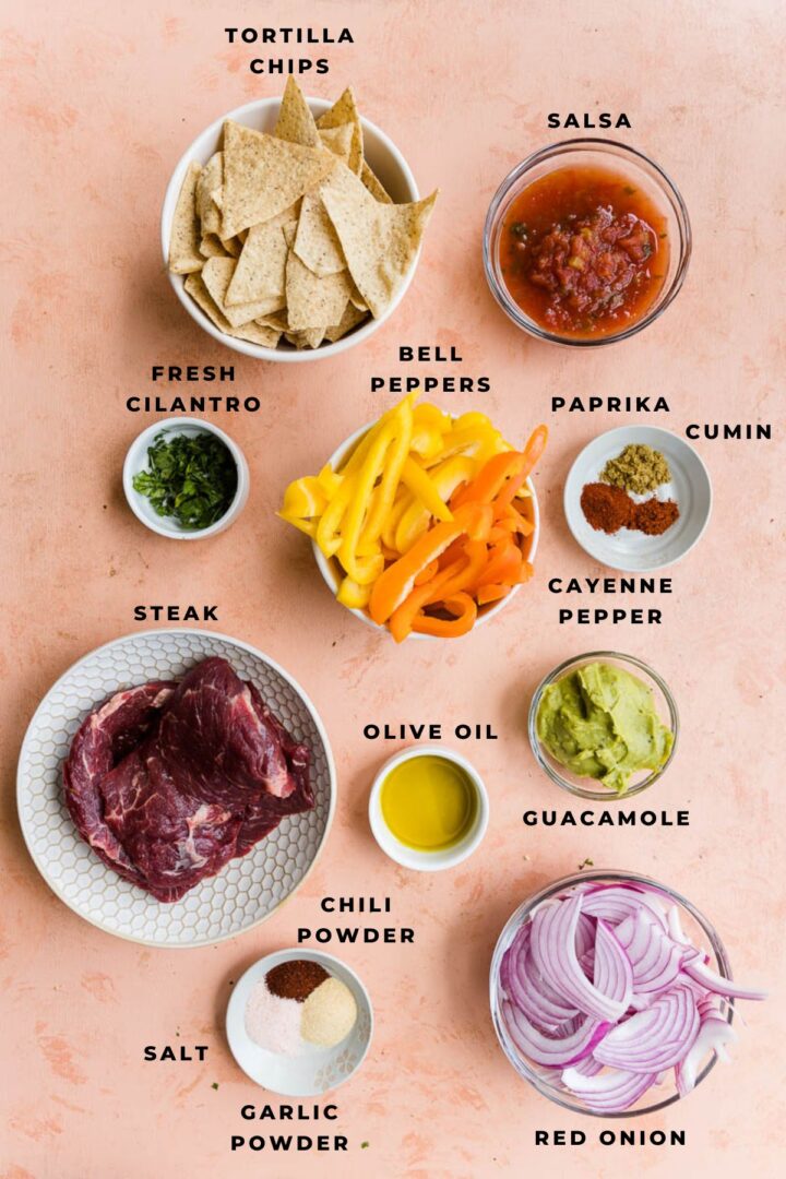 Easy Steak Fajita Nachos Recipe (Dairy Free) Fresh Water Peaches