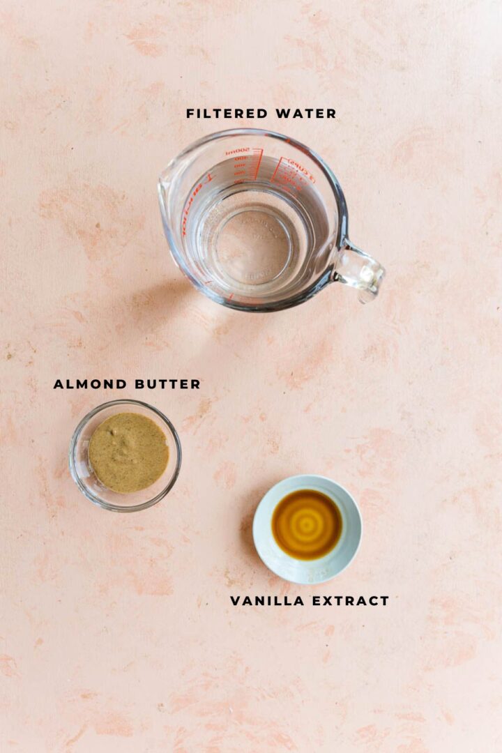 How to Make Homemade Almond Milk from Almond Butter - Fresh Water Peaches