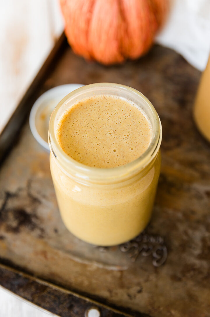 DairyFree Pumpkin Spice Coffee Creamer Recipe Fresh Water Peaches